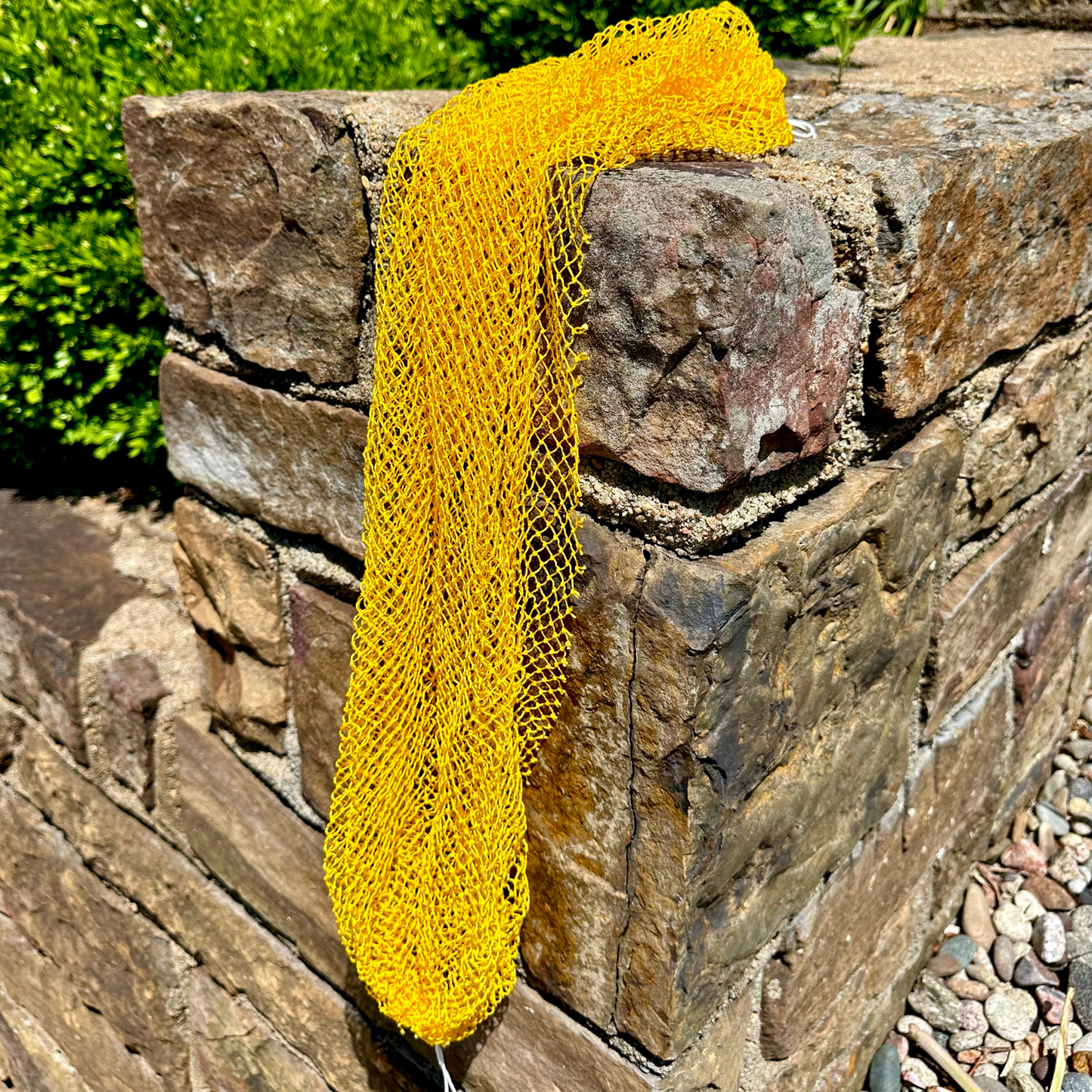 African mesh sponge - natural body scrubber for deep cleansing exfoliation