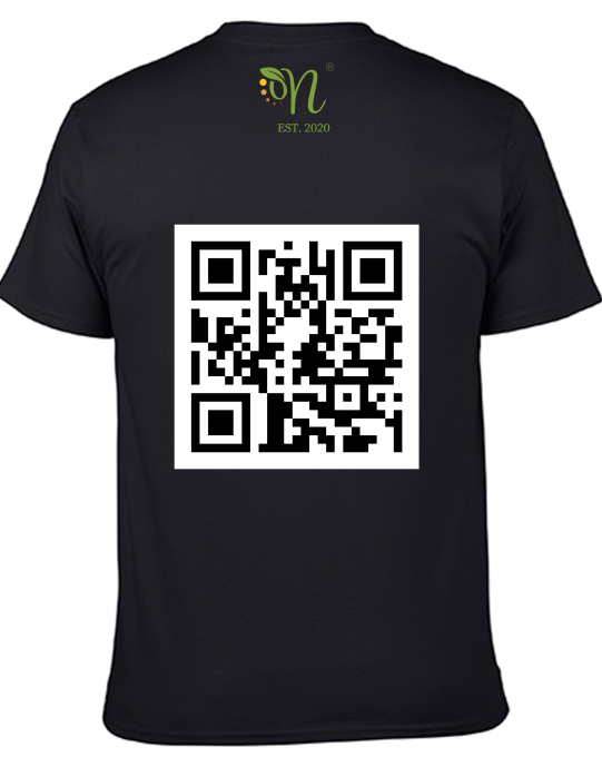 Nyarai Skincare logo apparel with scanner