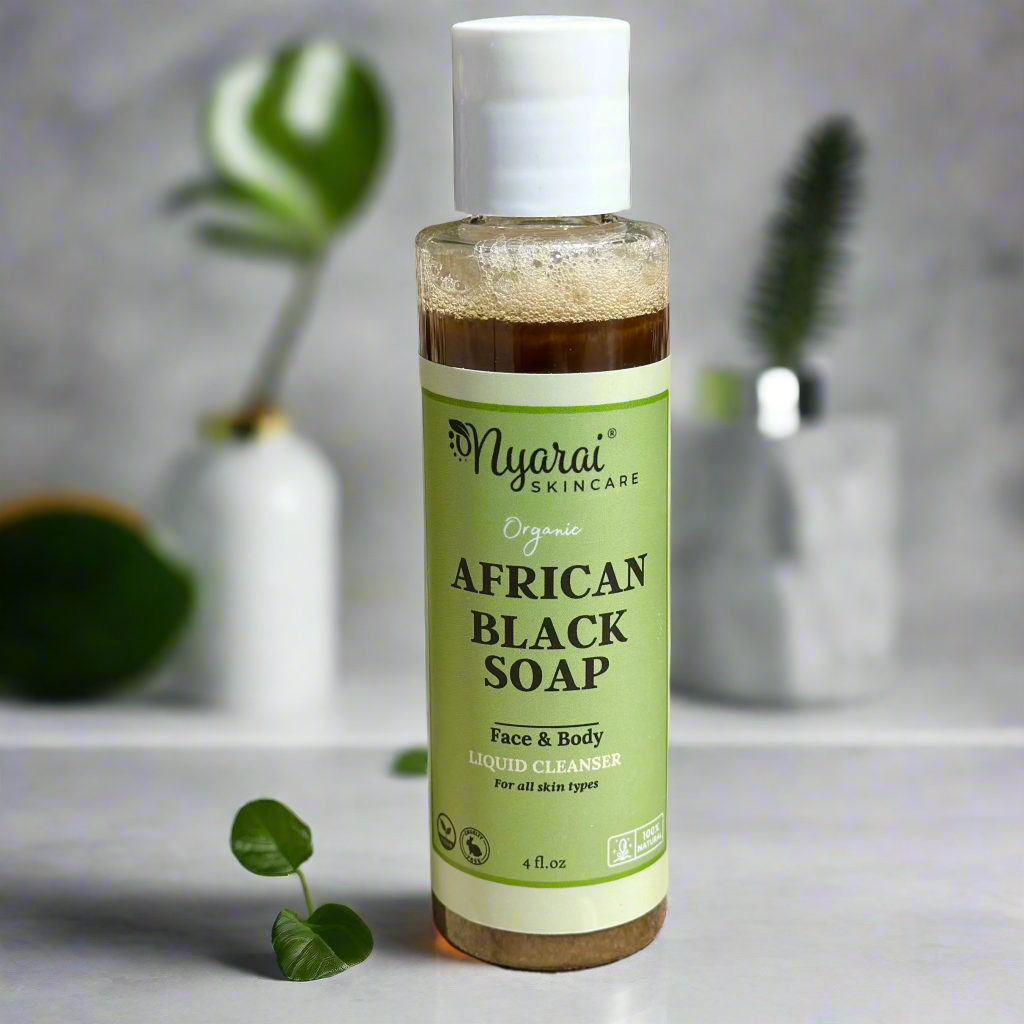 African black soap liquid cleanser