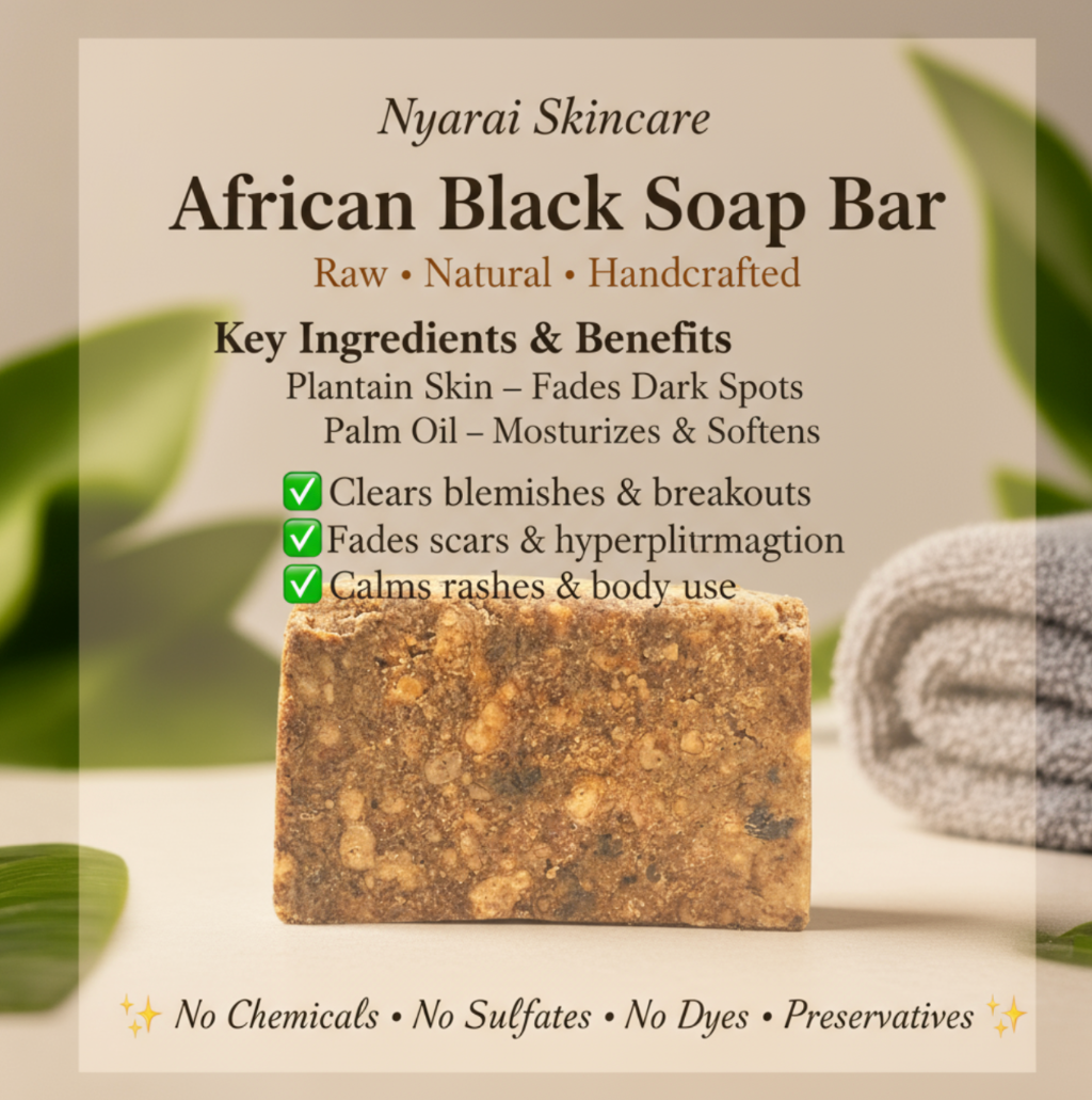 Organic African Black Soap