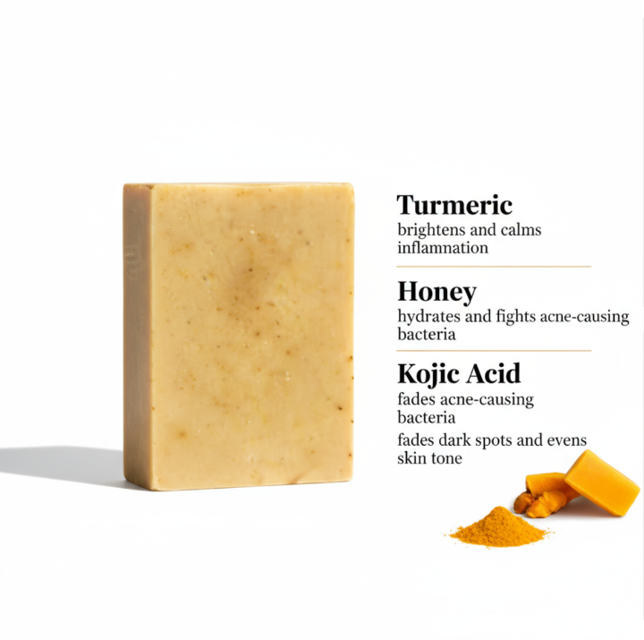 Turmeric and Kojic Acid Brightening Soap