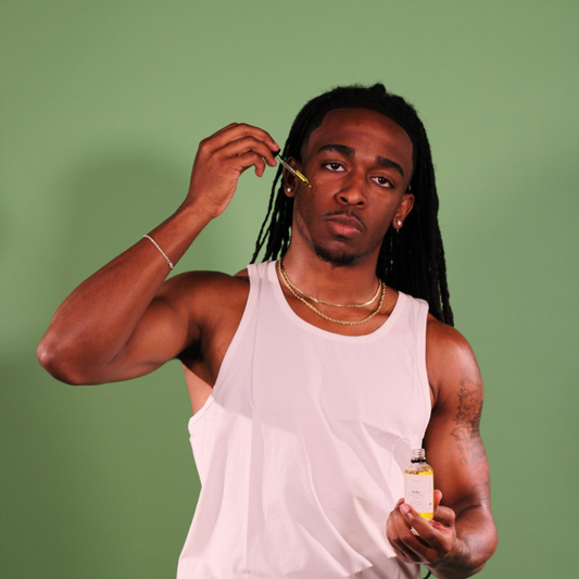 Applying Nyarai brightening products - comprehensive skincare routine for even tone