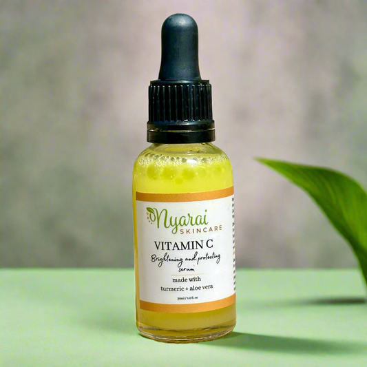 Vitamin C Serum dropper bottle - precise application of brightening serum