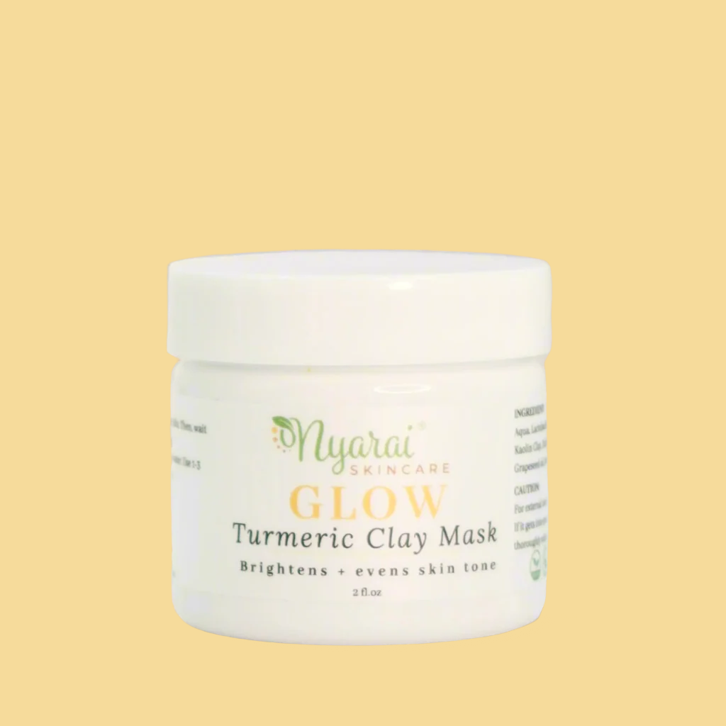 Even Skin Glow Mask jar - natural brightening face mask packaging
